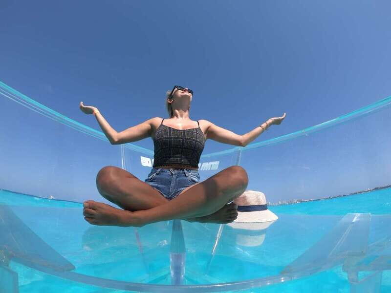 Cancun: Transparent Boat Tour with Drinks - Key Points