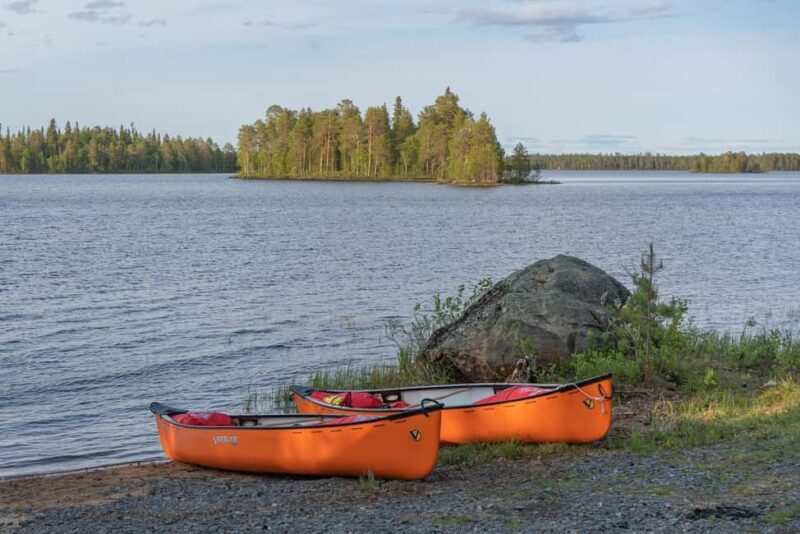 Canoe down the river trip in Lapland - Key Points