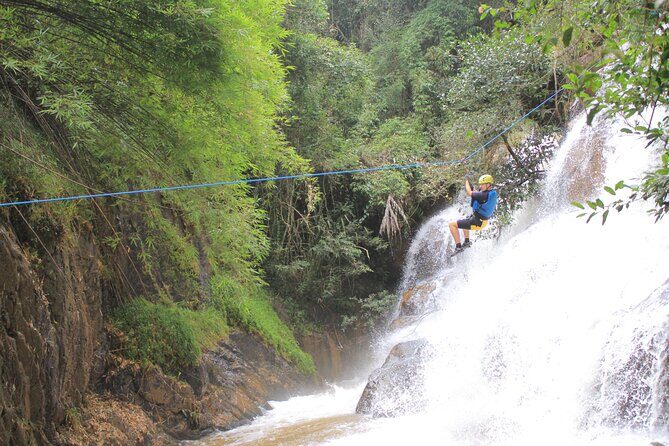 Canyoning & 2400m Alpine Coaster Activity in Dalat - Canyoning at Datanla Waterfalls