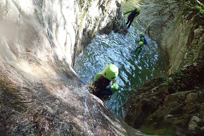 Canyoning "Gumpenfever" - beginner Canyoningtour for everyone - The Journey Through the Gorge