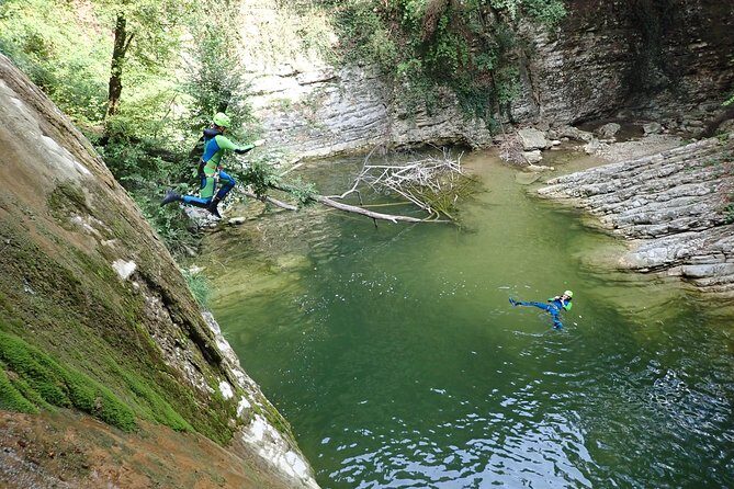 Canyoning "Vione" - advanced Canyoningtour also for sportive beginner - Key Points