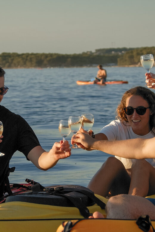 Cape Kamenjak: Sunset Kayak/SUP Wine Tour - A Peaceful Way to Experience Croatia’s Coastline