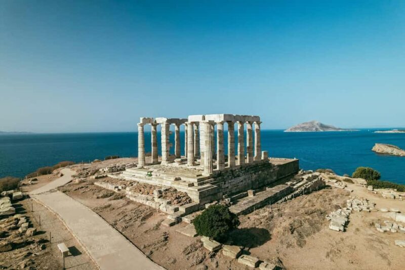 Cape Sounion: Dream Wine Taste & Sounio Tour with tickets - Transportation and Group Size