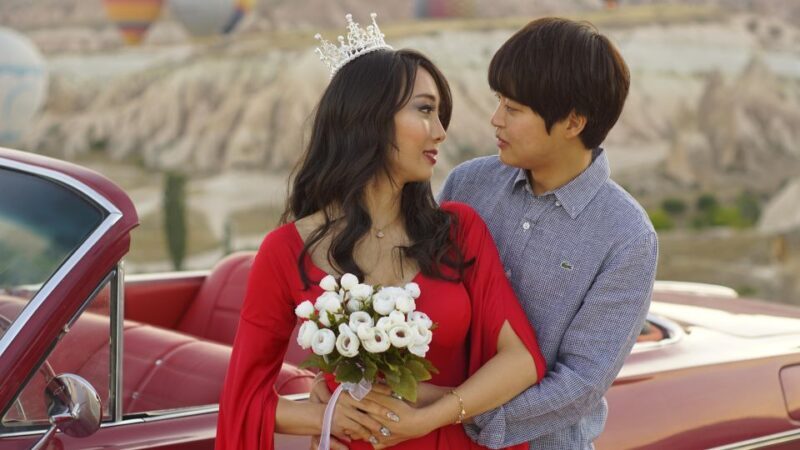 Cappadocia Photo Shoot with Classic Car and Flying Dress - The Authenticity of the Experience