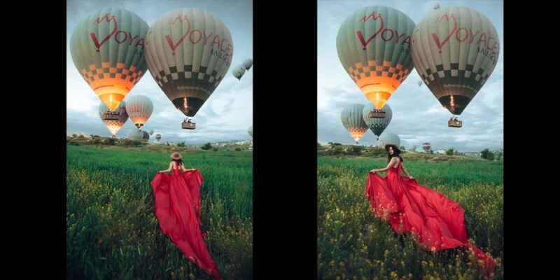 Cappadocia: PhotoShoot with Balloons. Flying Dress included. - Key Points