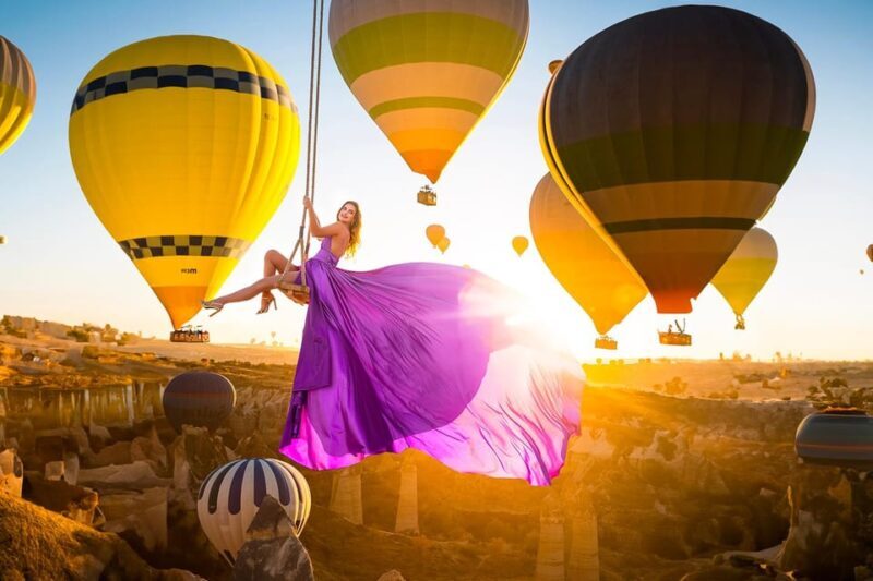 Cappadocia: Taking photo with Swing at hot air balloon view - An In-Depth Look at the Experience