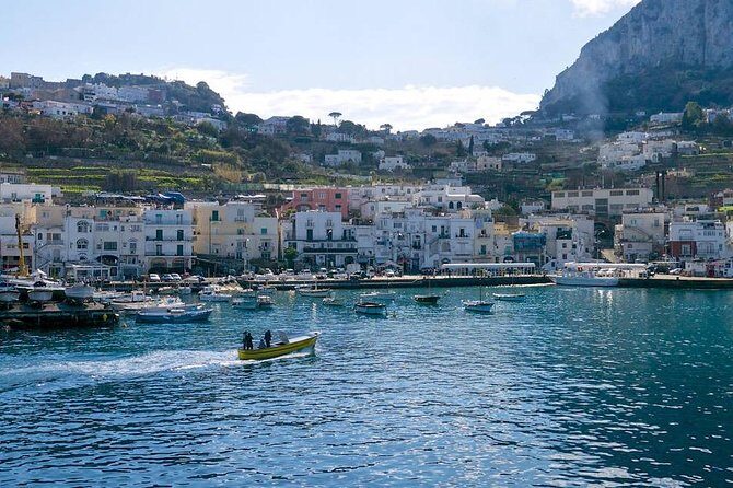 Capri Boat Tour, Blue Grotto and Anacapri from Rome - Capri Town and La Piazzetta