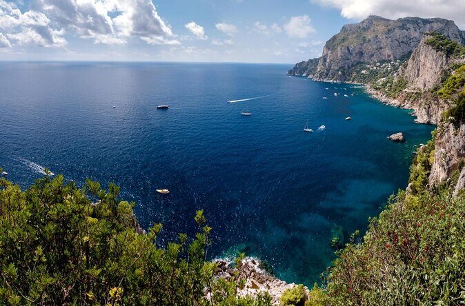 Capri Island shared boat tour - A Day of Scenery, History, and Relaxation