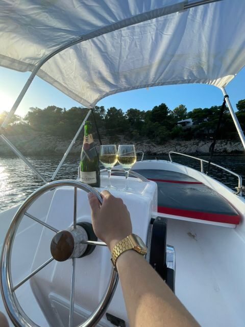 Captain Your Boat  Ibizas Secret Coves  8h  No License - The Experience: What to Expect