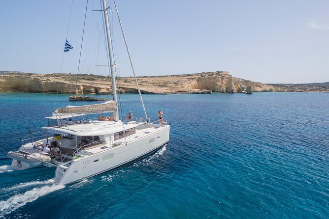 Catamaran All inclusive-Day Cruise to Naxos or Paros with Lunch - Key Points