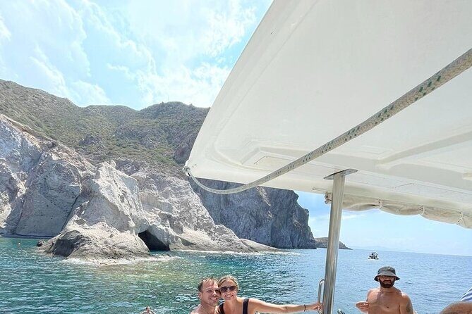 Catamaran Semi Cruise Paros Antiparos includes Food and Drinks - Snorkeling and Water Fun