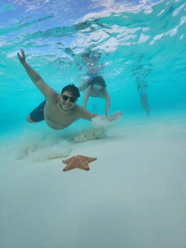 Catamaran with a slide in Cozumel El Cielo, Cielito, and Palancar Reef - Who Should Consider This Tour?