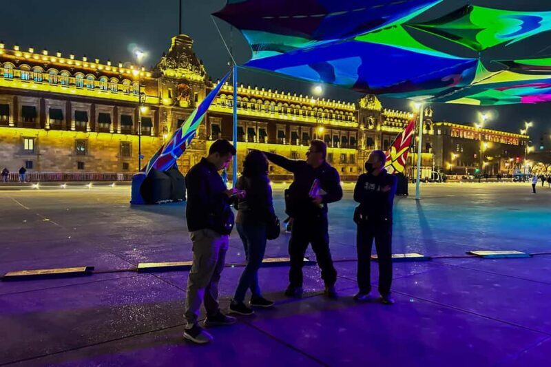 CDMX: Night Walking Tour of the City, with option to visit the Torre Latinoamericana - Palacio de Bellas Artes: The Cultural Heart