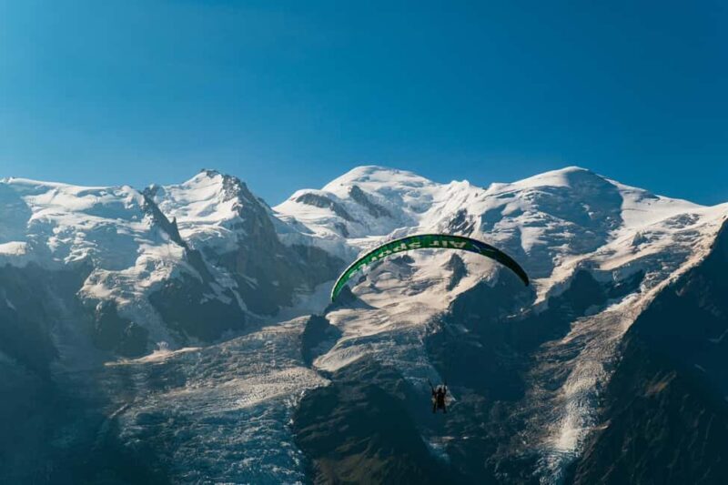 Chamonix: Tandem Paragliding Flight - The Flight Itself: Soaring Over Chamonix