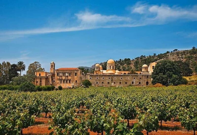 Chania: Cretan Monastery Wine Tour with Transfers & Tastings - Key Points