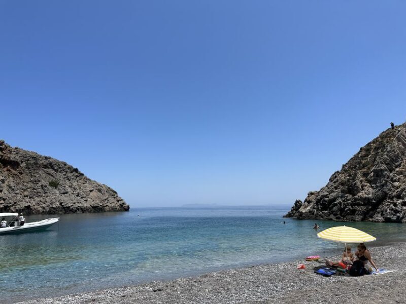 Chania: Menies Beach & Chironisia Bay Cruise with Snorkeling - FAQ