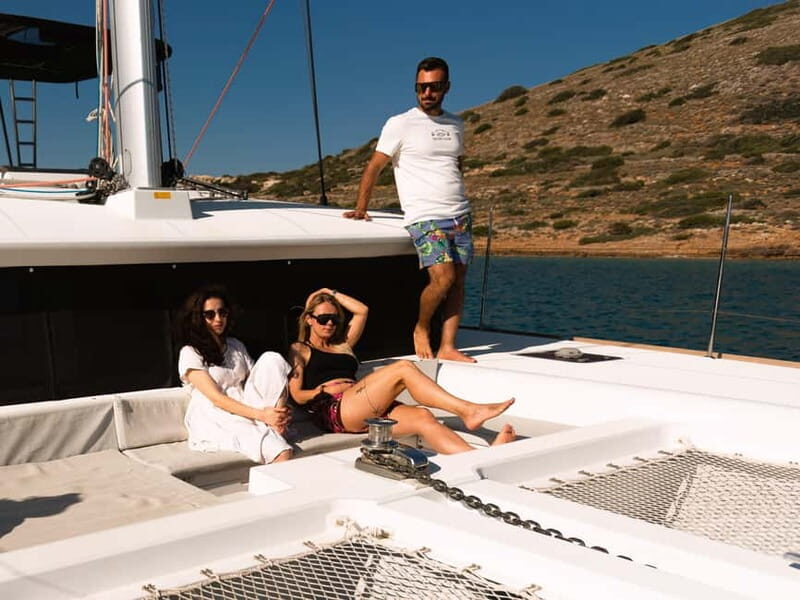 Chania Old Port: Luxury Sunset Catamaran Cruise with Wine - The Sum Up