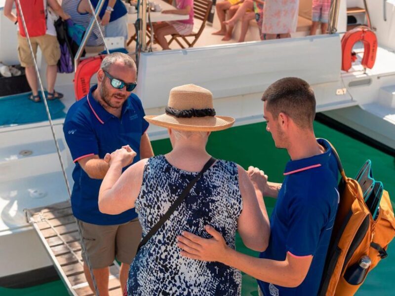 Chania: Private Day Catamaran Cruise with Swimming and Meal - FAQ