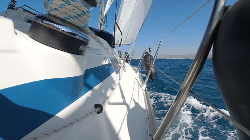 Chania: Private Sailing Cruise with Snorkel, Lunch & Drinks - The Second Stop: Maherida Beach