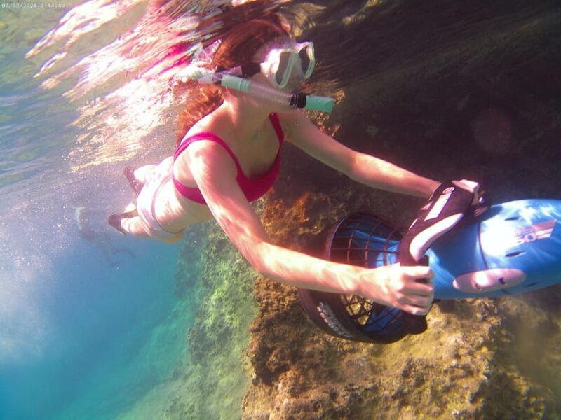 Chania: Sea Scooter Snorkeling boat tour - Key Points