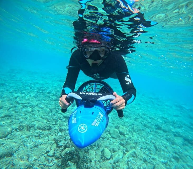 Chania: Sea Scooter Snorkeling boat tour - The Itinerary in Detail