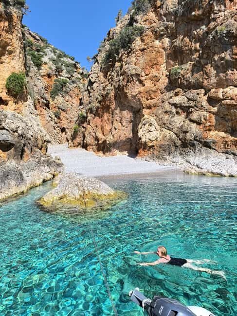 Chania: West Coast Boat Tour with Food and Drinks - Key Points