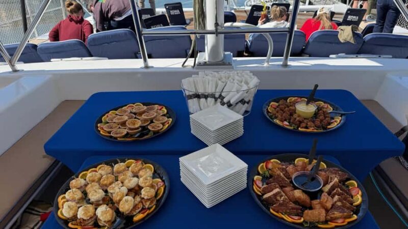 Charleston: Sunday Mimosa Catamaran Sail w/Mini Brunch Bites - An Overview of the Experience