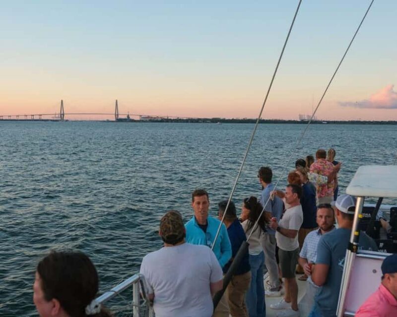 Charleston: Sunset Sail on Luxury 55ft Catamaran with Bar - Key Points