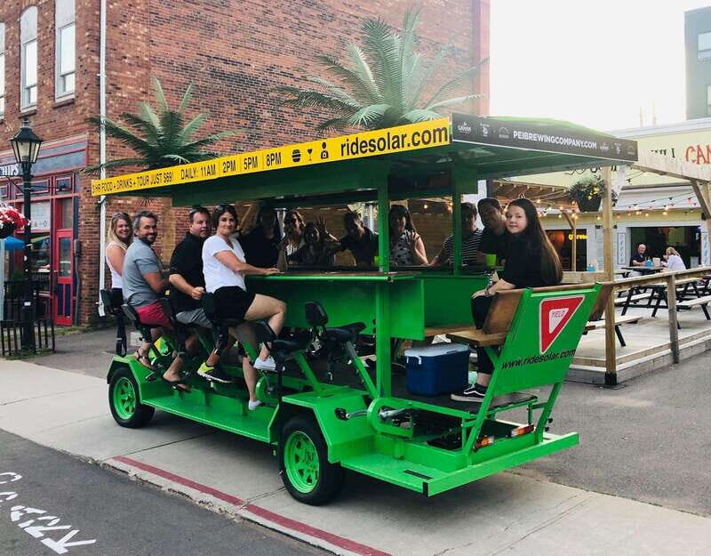 Charlottetown: Solar Food/Drink Party Bike Experience - Authentic Feedback and Real Experiences