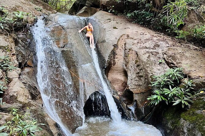 Chiang Mai Half-Day River Tubing & Hidden Waterfall Slide - The Waterfall Slide at Saa Gee