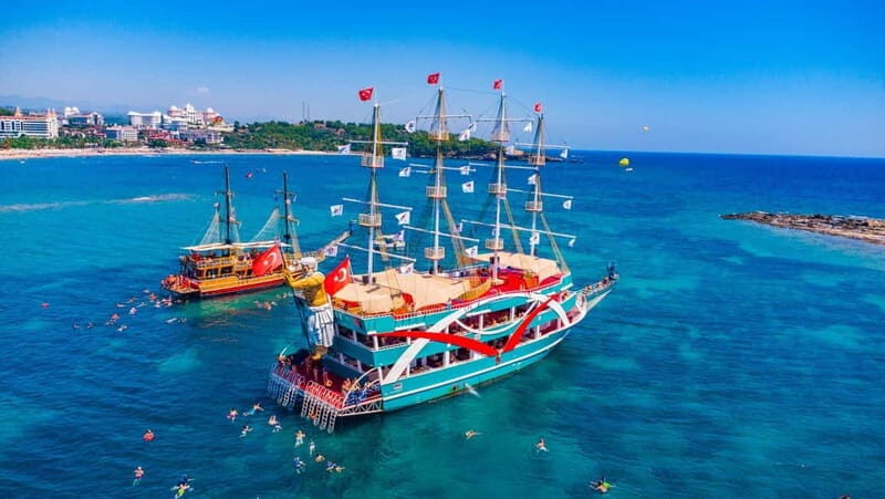 City Of Side: Dolphin Island Boat or Side Boat Tour Options - The Return and Entertainment