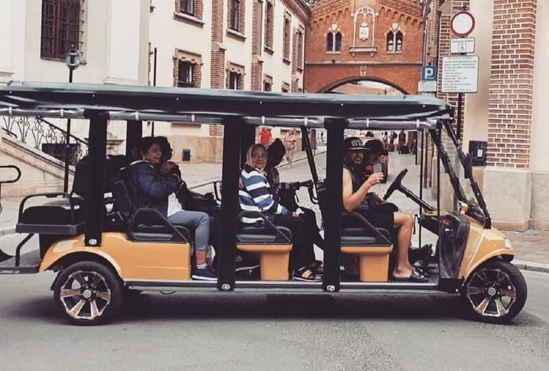 City Tour Cracow golf car plus Cruise on the Vistula River. - Key Points