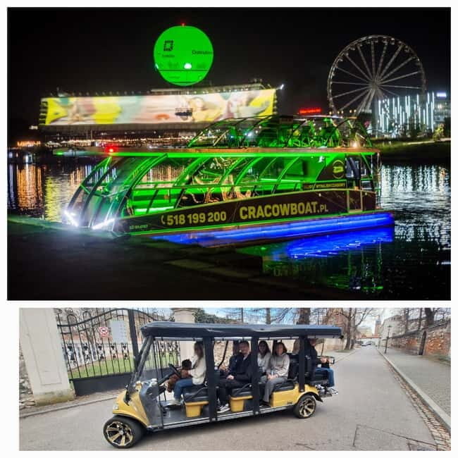City Tour Cracow golf car plus Cruise on the Vistula River. - An In-Depth Look at the Tour Experience