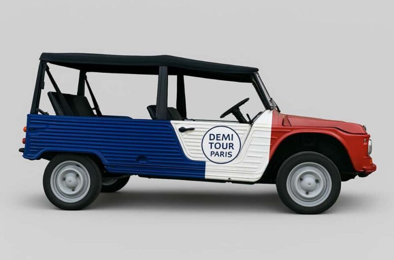 Classic and romantic Paris: 1-hour tour in an electric Méhari - Key Points