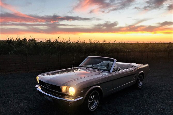 Classic Mustang Convertible Barossa Valley Half Day Private Tour For 2 - A Fun and Flexible Way to Explore the Barossa Valley in a Classic Mustang