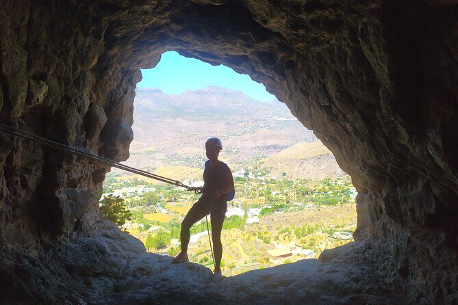 Climbing + Zipline + Via Ferrata + Cave. Adventure route in Gran Canaria - Climbing + Zipline + Via Ferrata + Cave. Adventure route in Gran Canaria