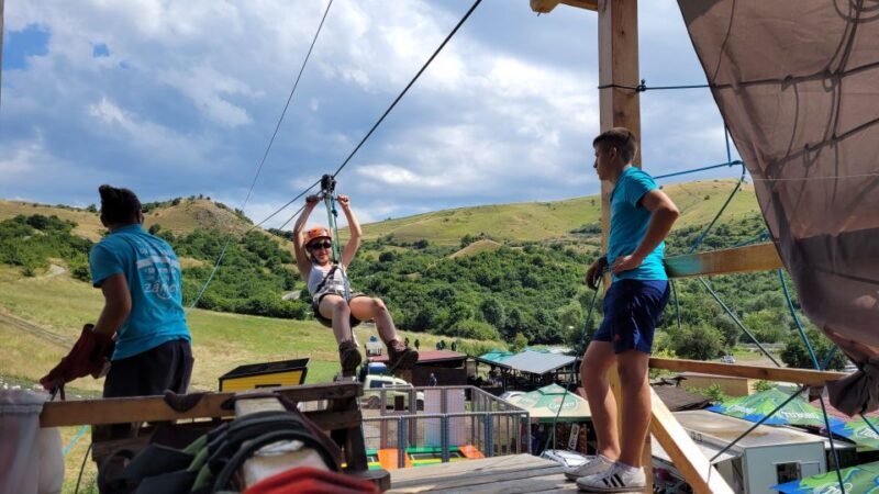 Cluj: Outdoor Activities Day Trip with Zip Line and Hike - Breaks, Food, and Refreshments