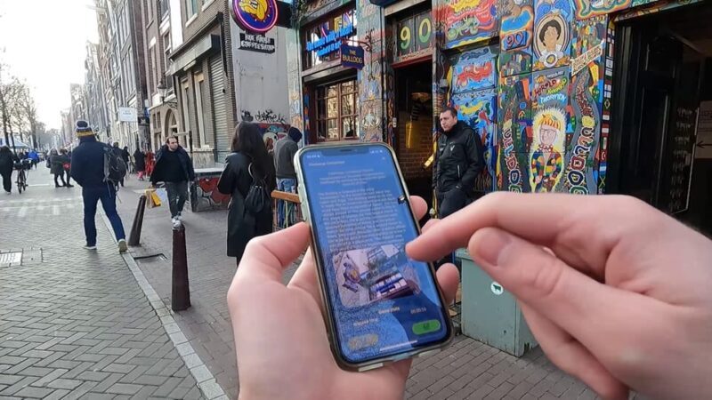 Coffeeshops Walking Tour with Smartphone App - Key Points