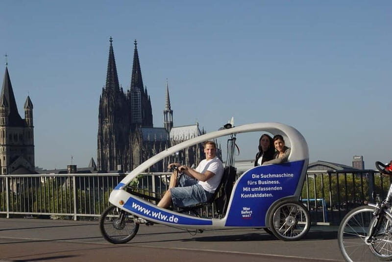 Cologne: Rickshaw city tour perpedalo - Key Points