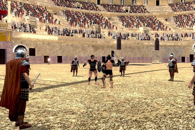 Colosseum Virtual Reality Experience Outside with audioguide - How the Experience Unfolds