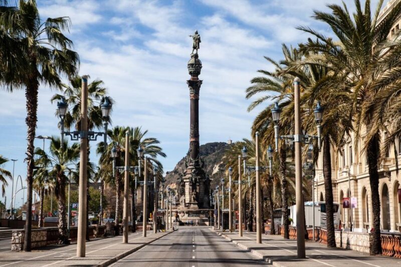 Columbus Monument Access With Barcelona Seaside Tour - Detailed Breakdown of the Tour Itinerary