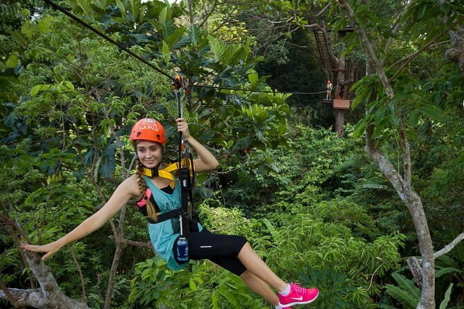 Combine World C Zipline Adventure at Hanuman World - The Sky Walk: A Moment of Calm