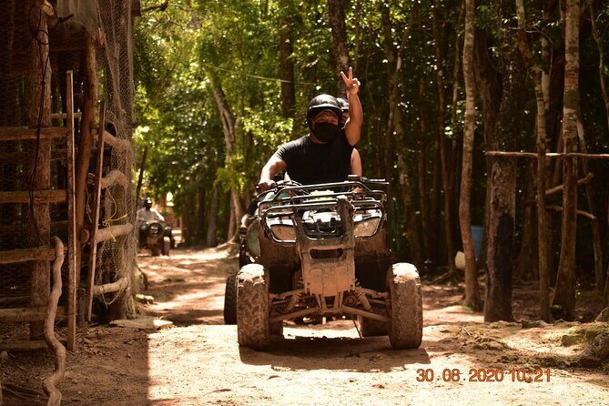 Combo 3 in 1 ATV (shared) Ziplines & Cenote in Puerto Morelos - FAQ
