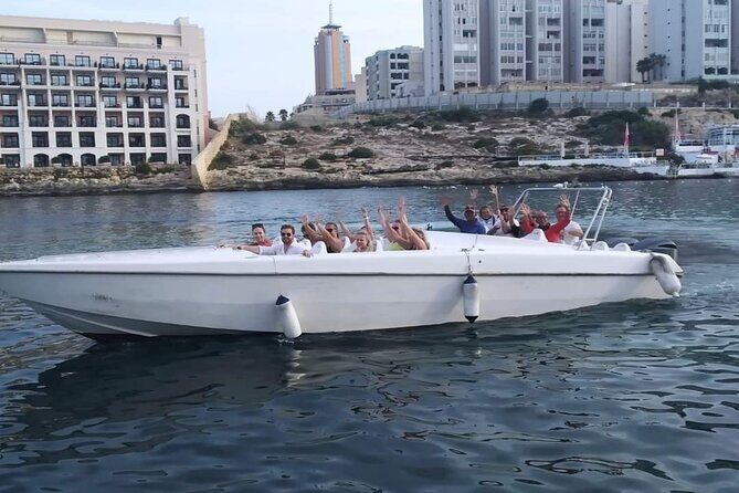 Comino, The Blue Lagoon & Caves Powerboat from St Julian's - An Exciting Powerboat Adventure to Comino and the Blue Lagoon