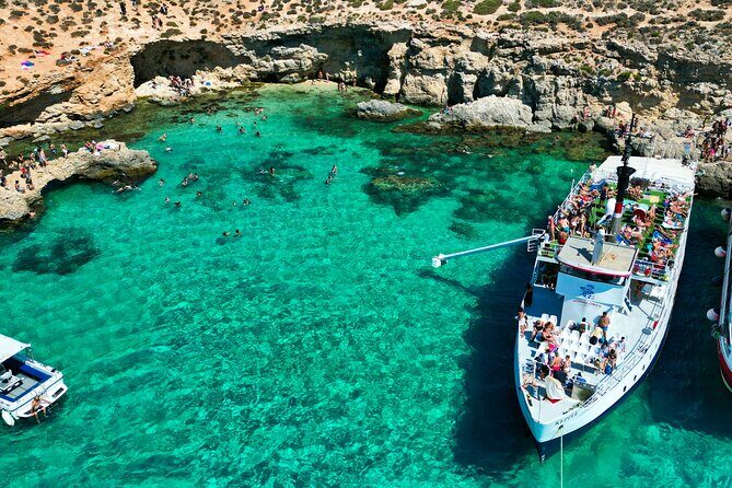 Comino, the BLUE LAGOON, Crystal Lagoon & Caves CRUISE - A Closer Look at the Tour Itinerary