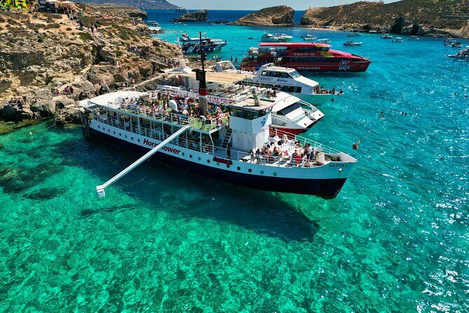 Comino, the BLUE LAGOON, Crystal Lagoon & Caves CRUISE - What to Expect on the Day