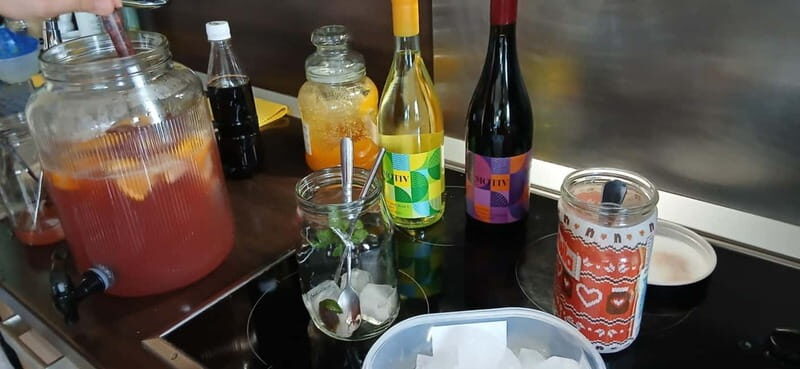 Cooking Class in Sofia: Sourdough Pancakes, Wine & Culture - Tasting Local Wines and Homemade Drinks