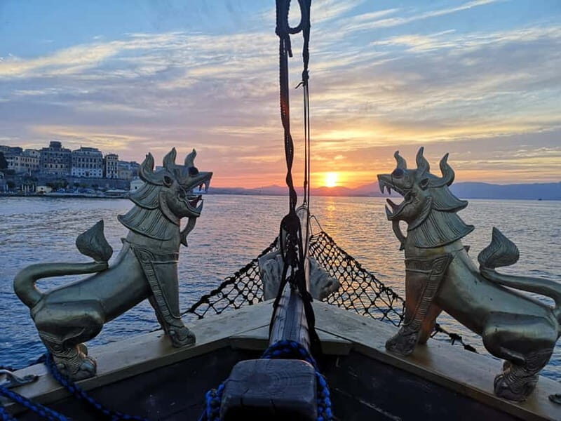 Corfu: 2hrs Sunset Cruise - Corfu town coastline & 2 islands - An Authentic Coastal Adventure with a Playful Edge
