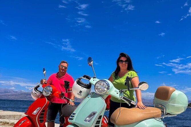 Corfu 300cc Vespa Scooter Rental - Key Points