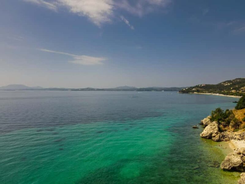 Corfu: North East Coast Cruise with Optional Lunch - Key Points